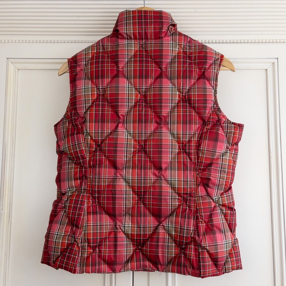 Lands’ End • Red Plaid Puffer Vest (XSP  2-4) - Picture 3 of 7